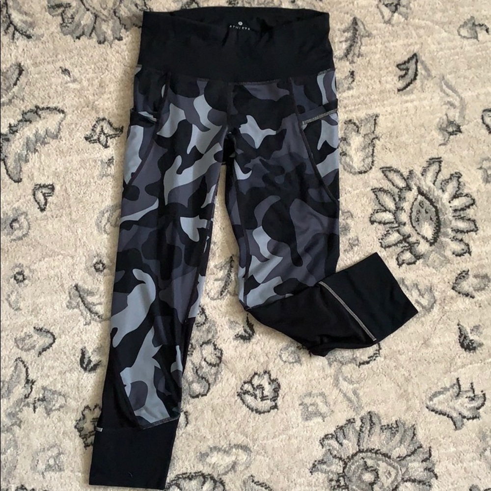 Athleta leggings- army print